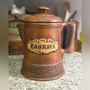 Vintage Treasure Craft Cookie Jar
